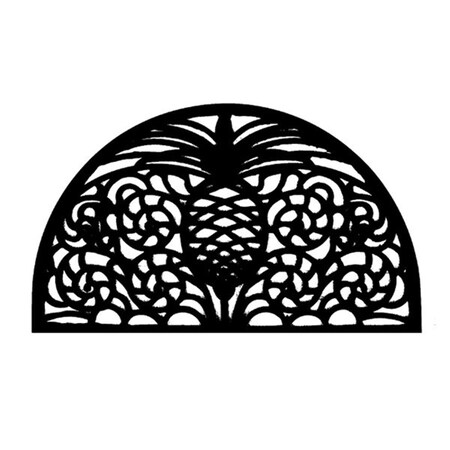 Stockage Supreme Imports Decor Pineapple Semi Circle Door Welcome Mat ST2104566